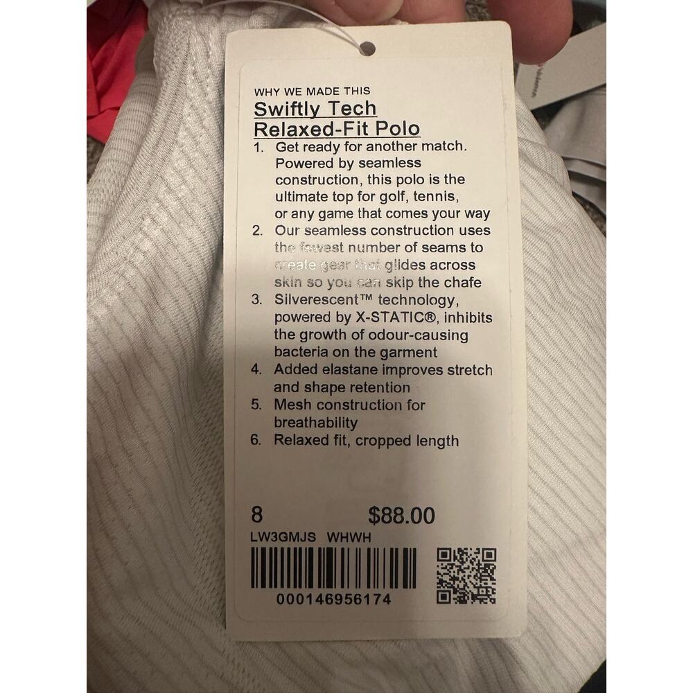 Lululemon Swiftly Tech Relaxed Fit polo shirt  10 - Picture 3 of 3